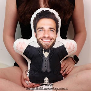 Personalized Photo Diy Humanoid Cushion｜Face Pillow｜Custom Shaped Pillow｜Couple Toys Dolls｜Birthday Gift For Him & Her