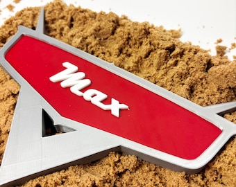 Personalised Racecar Name Sign | Custom 3D Printed Bedroom Sign | Adventure-Inspired Style | Kids Room Decor Sign | Boy/Girl Gifts