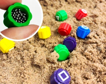 Gonggi Game Piece Set | Traditonal Weighted Korean Jacks Game | Indoor Skill Game