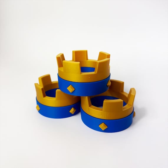 Clash Royale Crown Room Decor | 3D Printed Gamer Accessory | Fantasy Arena Style Display