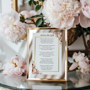 Suicide Loss Funeral Table Poem | Memorial Poem for Suicide Loss | Grief Poem for Funeral Display | Bereavement Keepsake | Instant Download