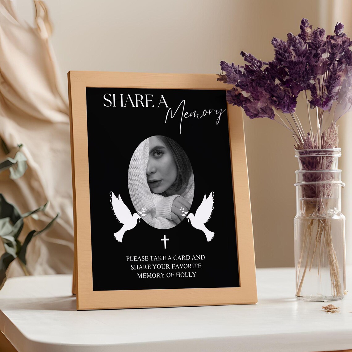 Share a Memory Card Template, Personalized Favorite Memory, Memorial ...
