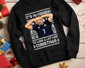 John McGinn Scotland Funny Christmas Jumper  | Great Christmas Jumper for 2025 | Funny Football Jumper | Trending