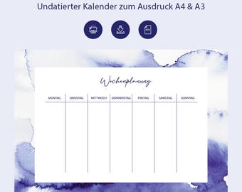 weekly planner