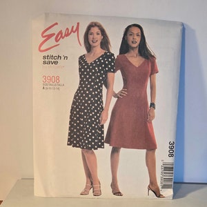 McCalls Dress pattern 3908- Easy - Sewing Pattern