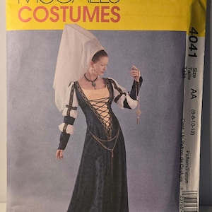 McCalls Costume pattern 4041 - Medieval Gown - Sewing Pattern