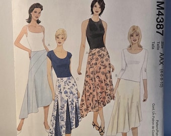 McCalls skirt pattern M4387 - Multiple style - Sewing Pattern