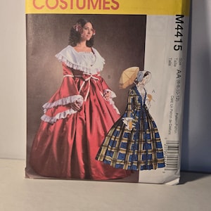 McCalls Historial Costume pattern M4415 - Hoop Dress - Sewing Pattern