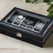 Personalized Watch & Jewelry Box: Black PU Leather Groomsmen Gift - Etsy