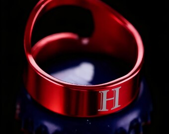 Personalized Stainless Steel Ring Bottle Opener: Party Favor