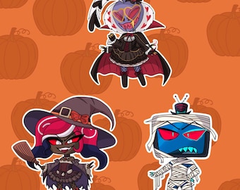 STICKERS - Hazbin Hotel the Vee's Halloween - Etsy