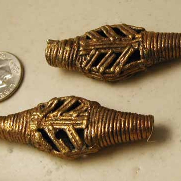 Trade Beads - 1 pce. - Brass Africa