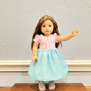Handmade 18” Doll Princess Dress/Princess Dress For Dolls/American Girl Doll Princess Dress