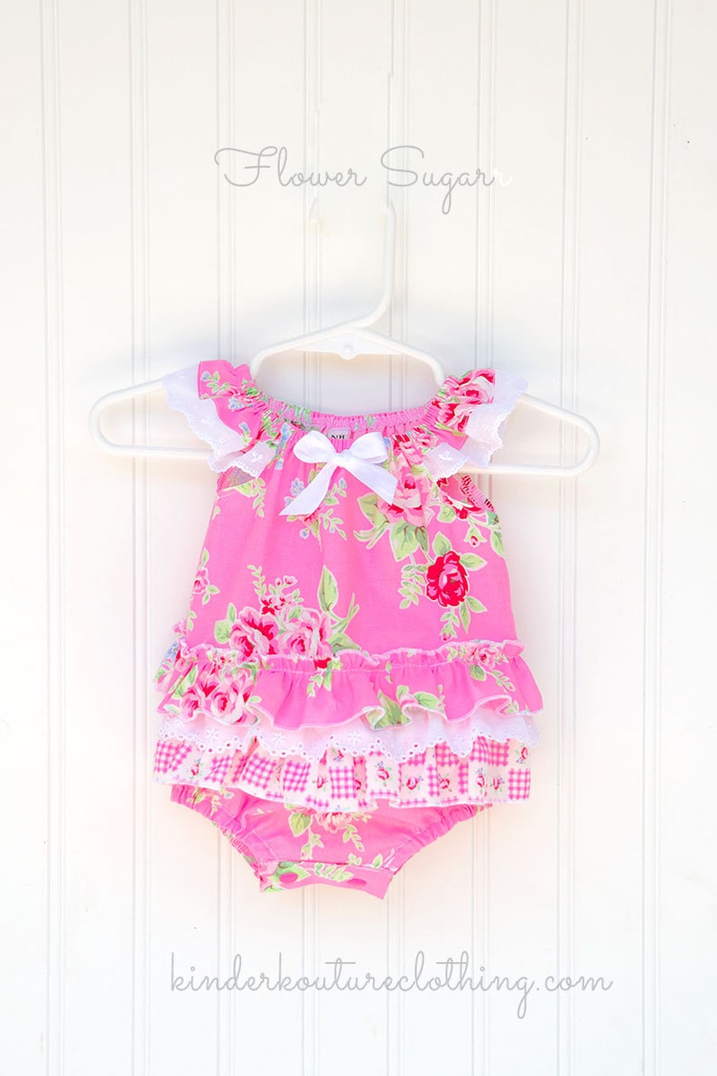 Flower Sugar Baby Romper Etsy