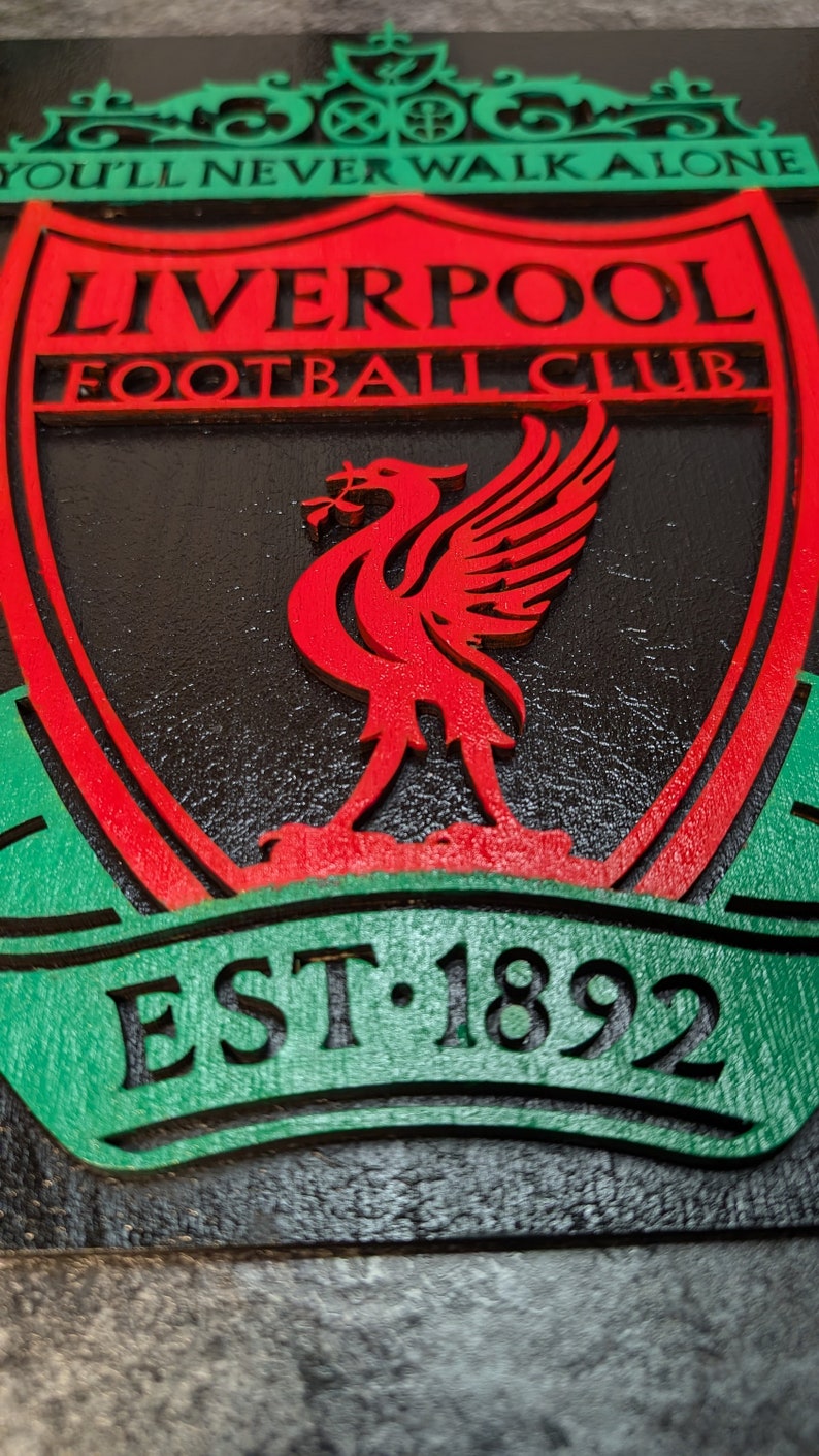 Liverpool Football Club Logo, Liverpool Wall Decor, Football Gift