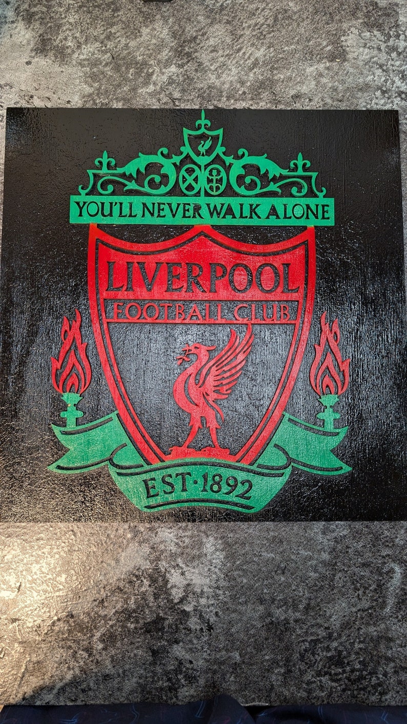 Liverpool Football Club Logo, Liverpool Wall Decor, Football Gift
