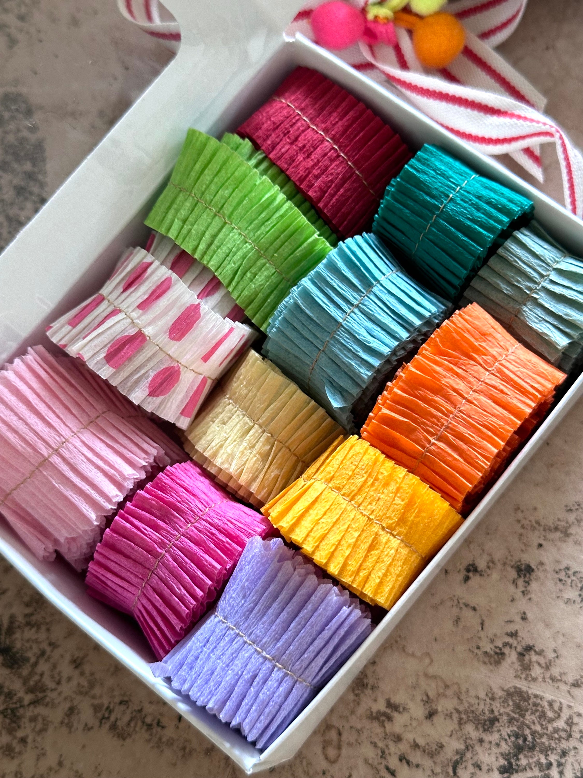 Vintage Traveling Circus Crepe Paper Ruffles - Handmade Trim Collection ...