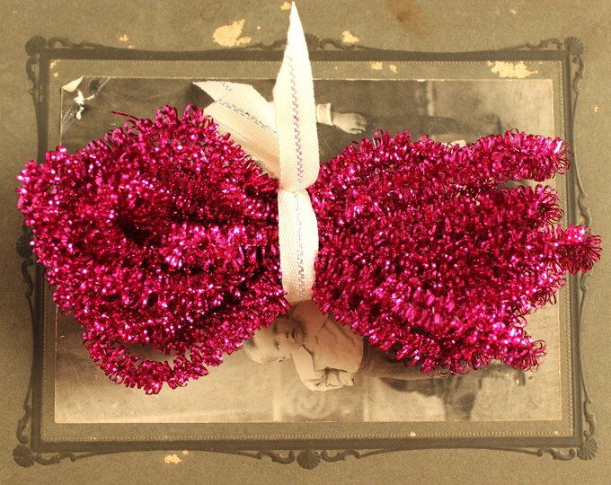 Hot Pink Tinsel Garland for Decorating and Crafting Etsy
