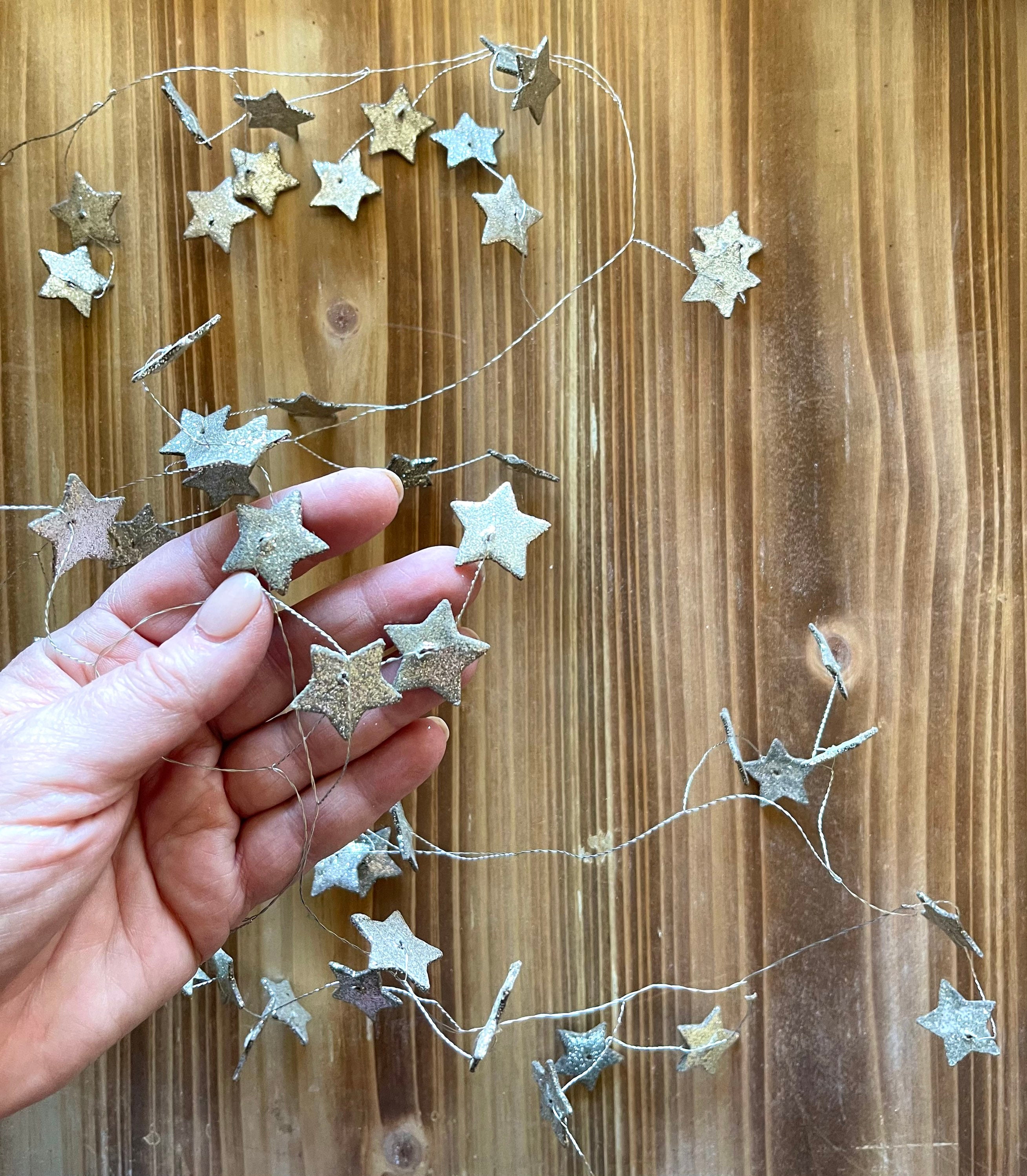 Silver Star Garland Silver Star Garland