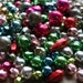 Vintage 1950s Mercury Glass Garland Beads - Retro Collectible Christmas Glass Bead Mix - Holiday Crafting DIY Garland Wreath Supplies