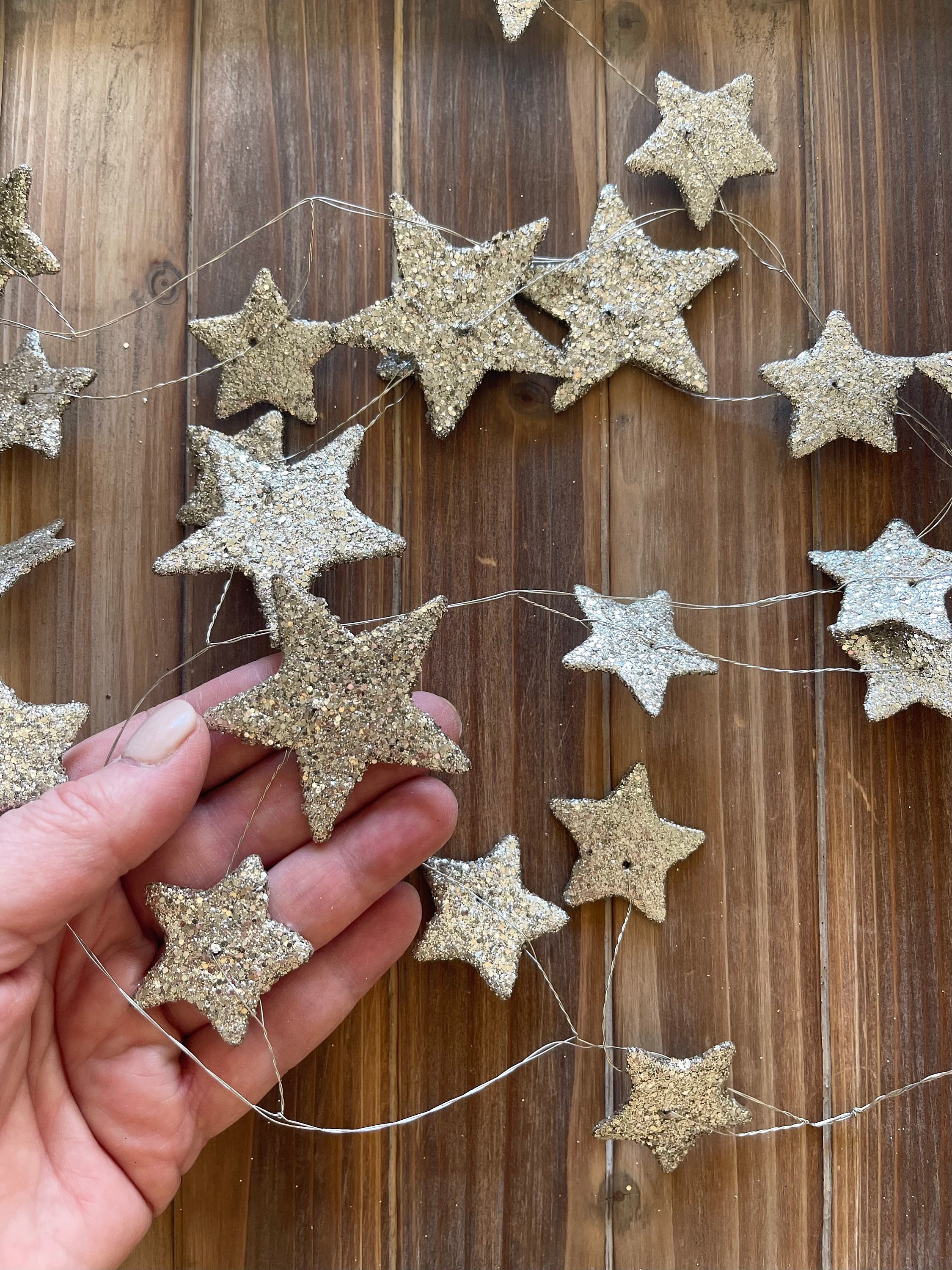 Silver Star Garland Silver Star Garland