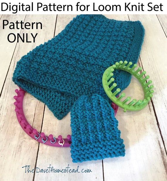 Matching Blanket Any Size And Baby Hat With Border Loom Knitted Pattern And Video Tutorial Matching Blanket Any Size And Baby Hat With Border Loom Knitted Pattern And Video Tutorial