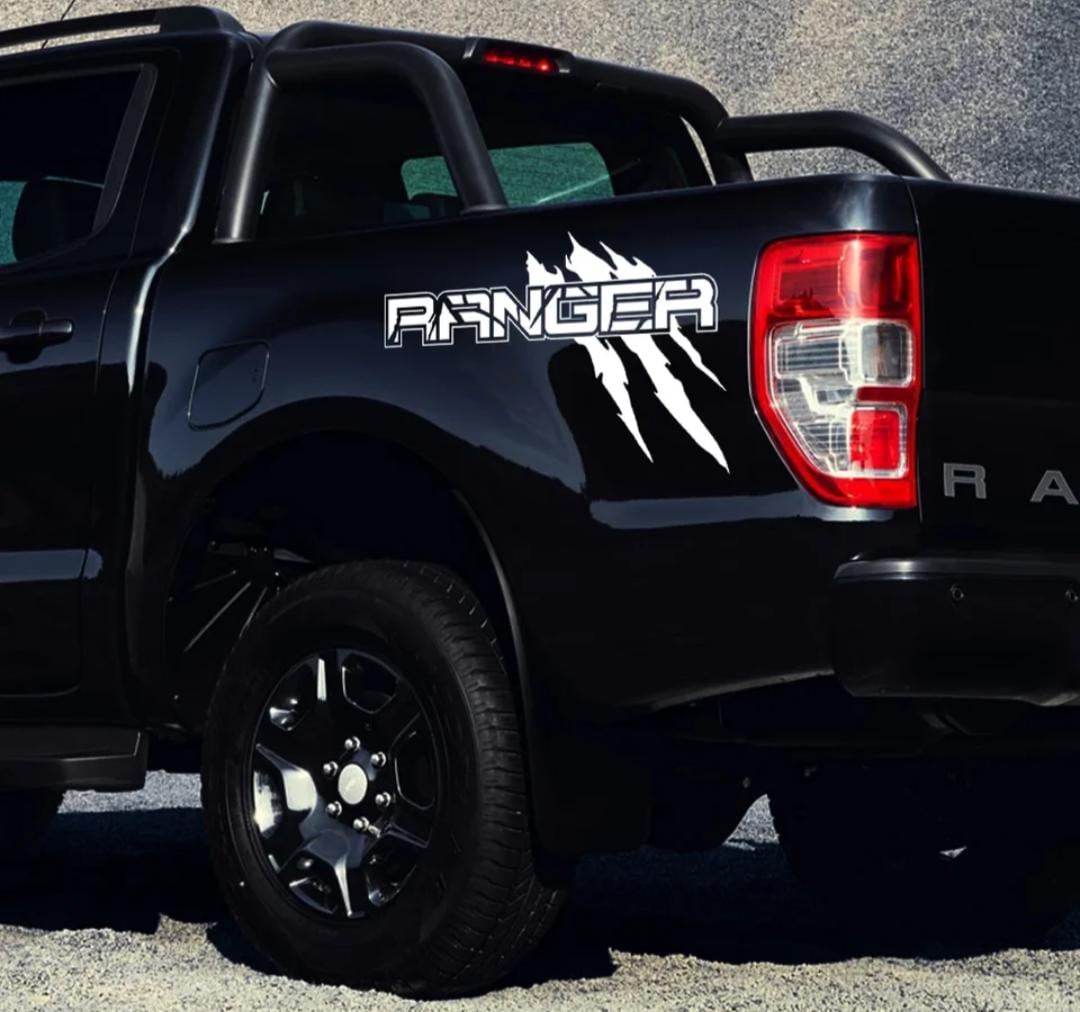 For FORD RANGER Wildtrack Stickers Vinyl Graphics Boot Rear Decals ...
