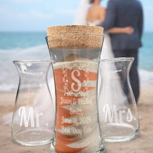 Personalized Wedding Sand Ceremony Unity Set