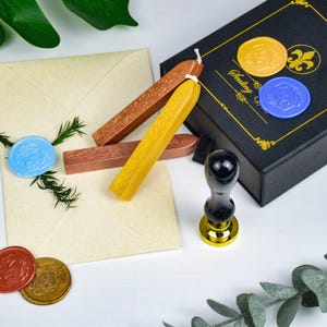 Aangepaste lakzegelstempelset, gepersonaliseerde lakzegelstempelset, bruiloft lakzegelset, eerste lakzegelzegel, brief lakstempel voor unieke geschenken