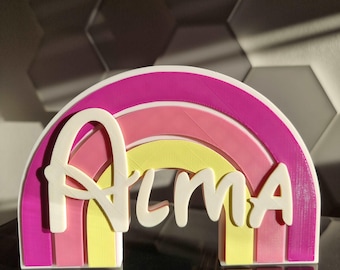 Personalisierter Regenbogen mit Namen