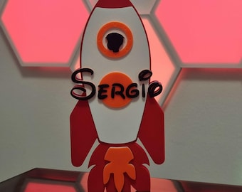 Rakete mit Namen