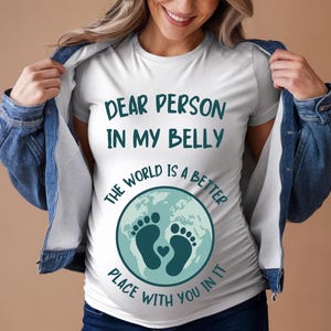 Dear Person Png, Funny Pregnancy Announcement Png, Pregnant Png, Cute Maternity Png, Baby Reveal Png, New Mom Gift,Mom to be Png,Baby Shower