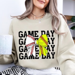 Baseball Softball Bow Png, Baseball Softball Game day Png, Retro Sports Png, Coquette Baseball Mama Shirt Design,Softball Mama Sublimation