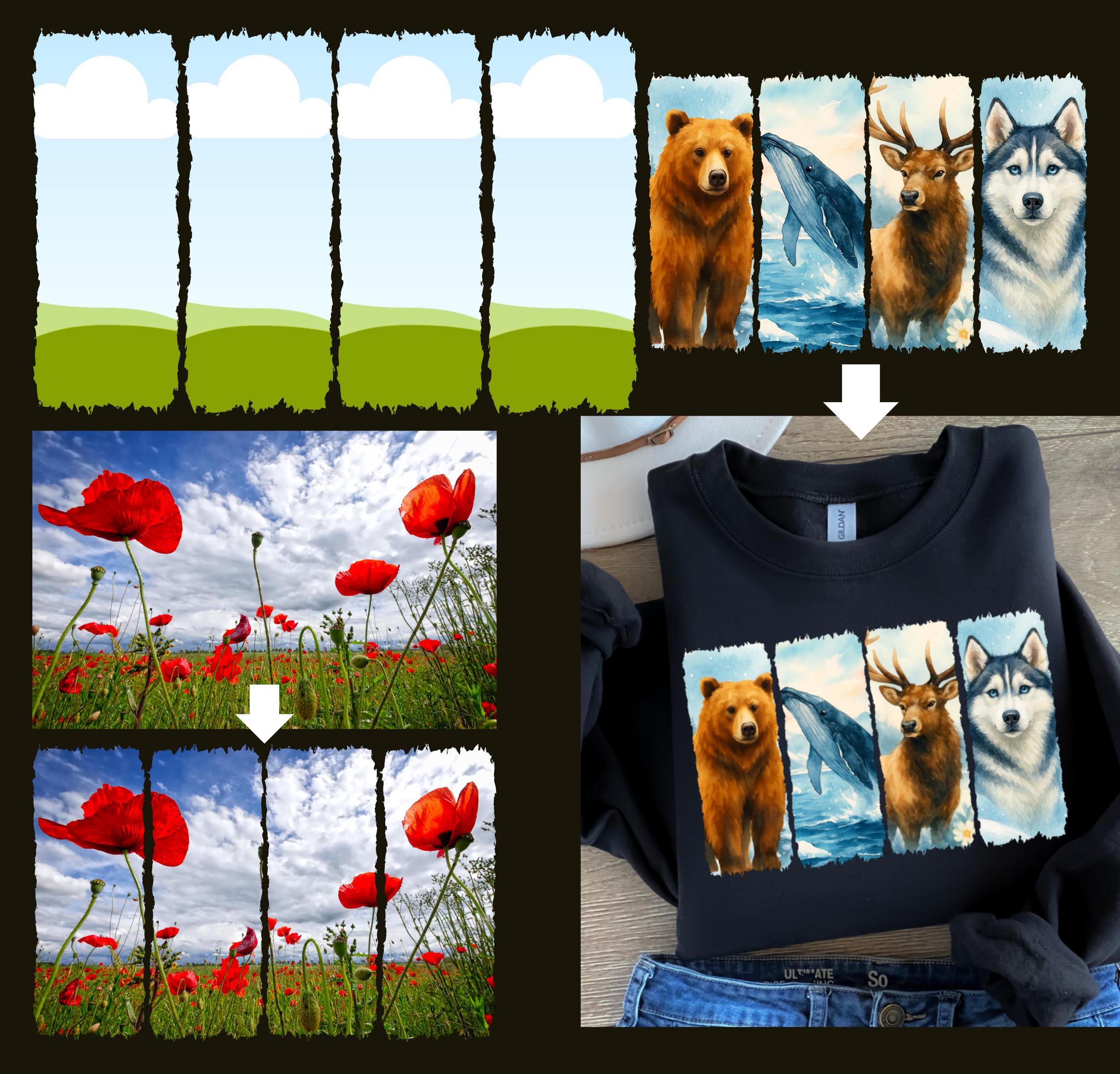 Brush Stroke Frames Canva Template,canva Editable Brushstroke Frames ...
