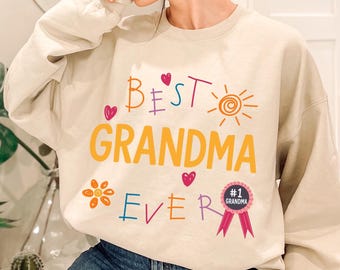 Best Grandma Ever Png, Funny Grandmother Png, Cute Nana Png,Vintage Gigi Png, Mothers Day Png, Mother's Day,Trendy Grandma, Grandparents Day