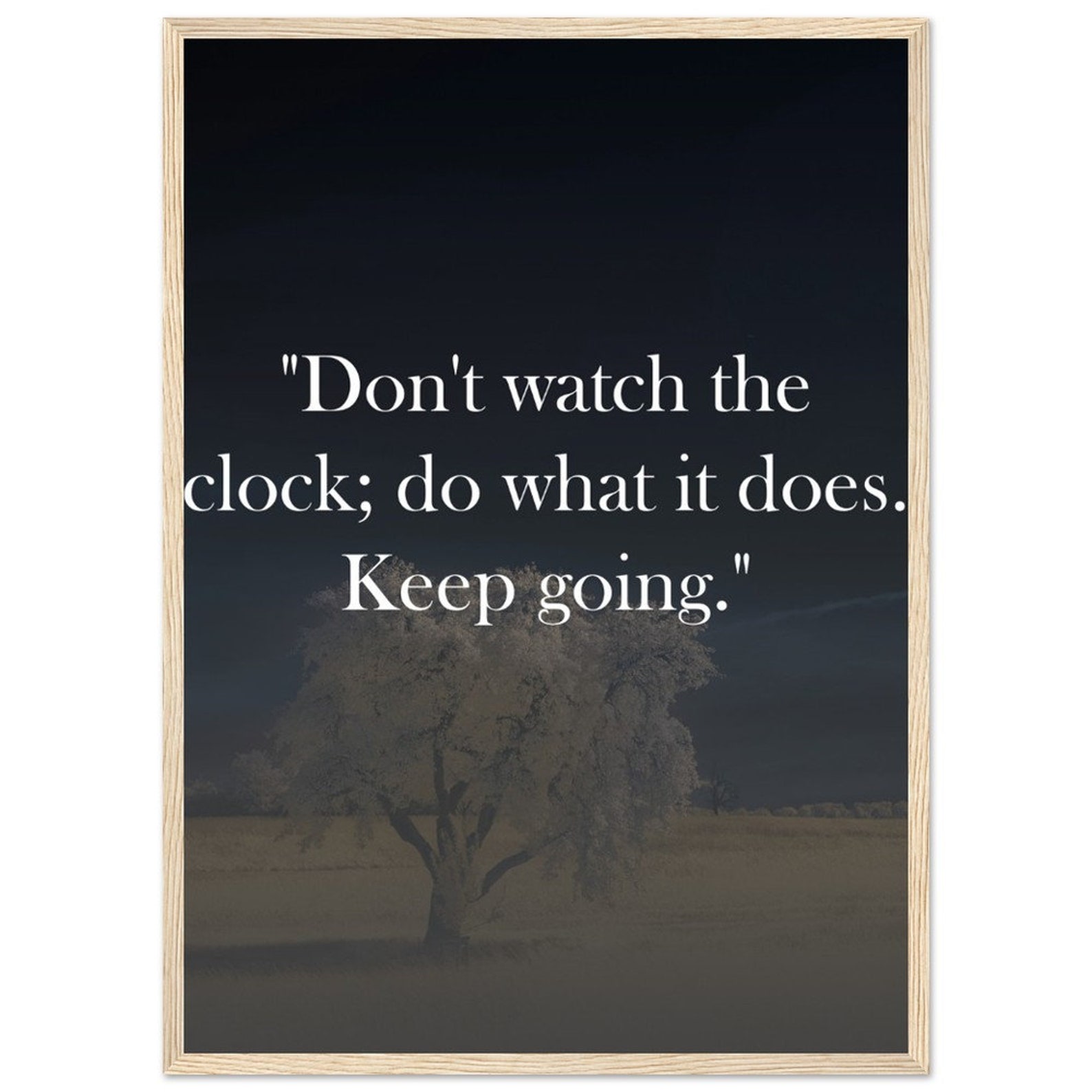 Keep Going Motivational Wall Sign