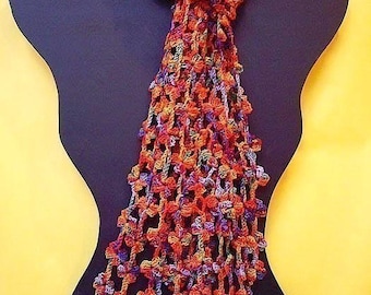 Flower Power Scarf Pattern via Download