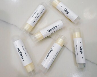 Organic Lip Balm – Natural Chapstick for Dry, Cracked Lips | Handmade Moisturizing Lip Care| Vegan Beeswax Lip Butter | All-Natural Skincare