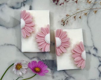 All-Natural Organic Goat’s Milk Soap|Sensitive Skin|Handmade|Flower Soap Bar|Bridal Baby Shower|Home Decor|Eco Friendly