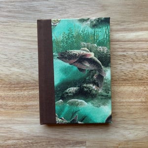 Fish Journal Handbound with Reinforced Spine