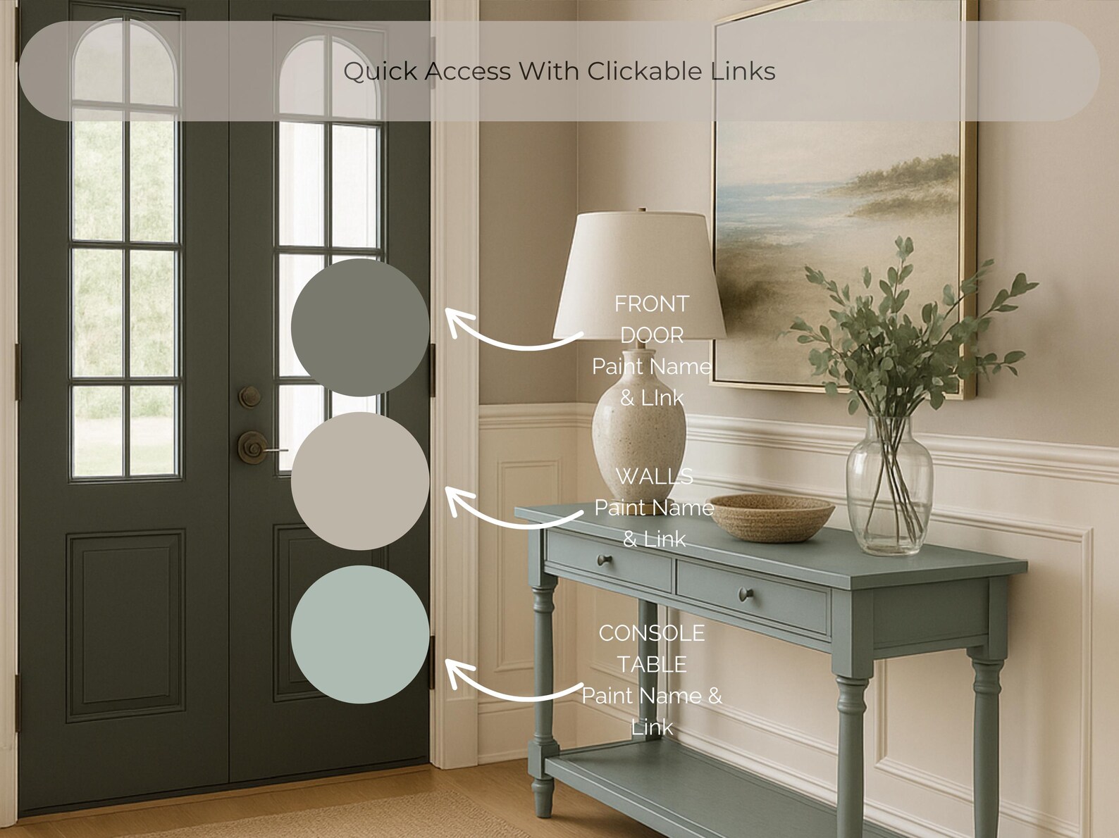 Sherwin Williams Quietude Palette SW 6212 | Elegant Coastal Paint ...