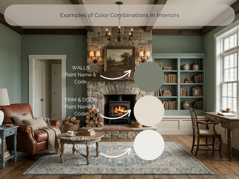 Sherwin Williams Rustic Farmhouse Whole House Palette Guide | Dried ...