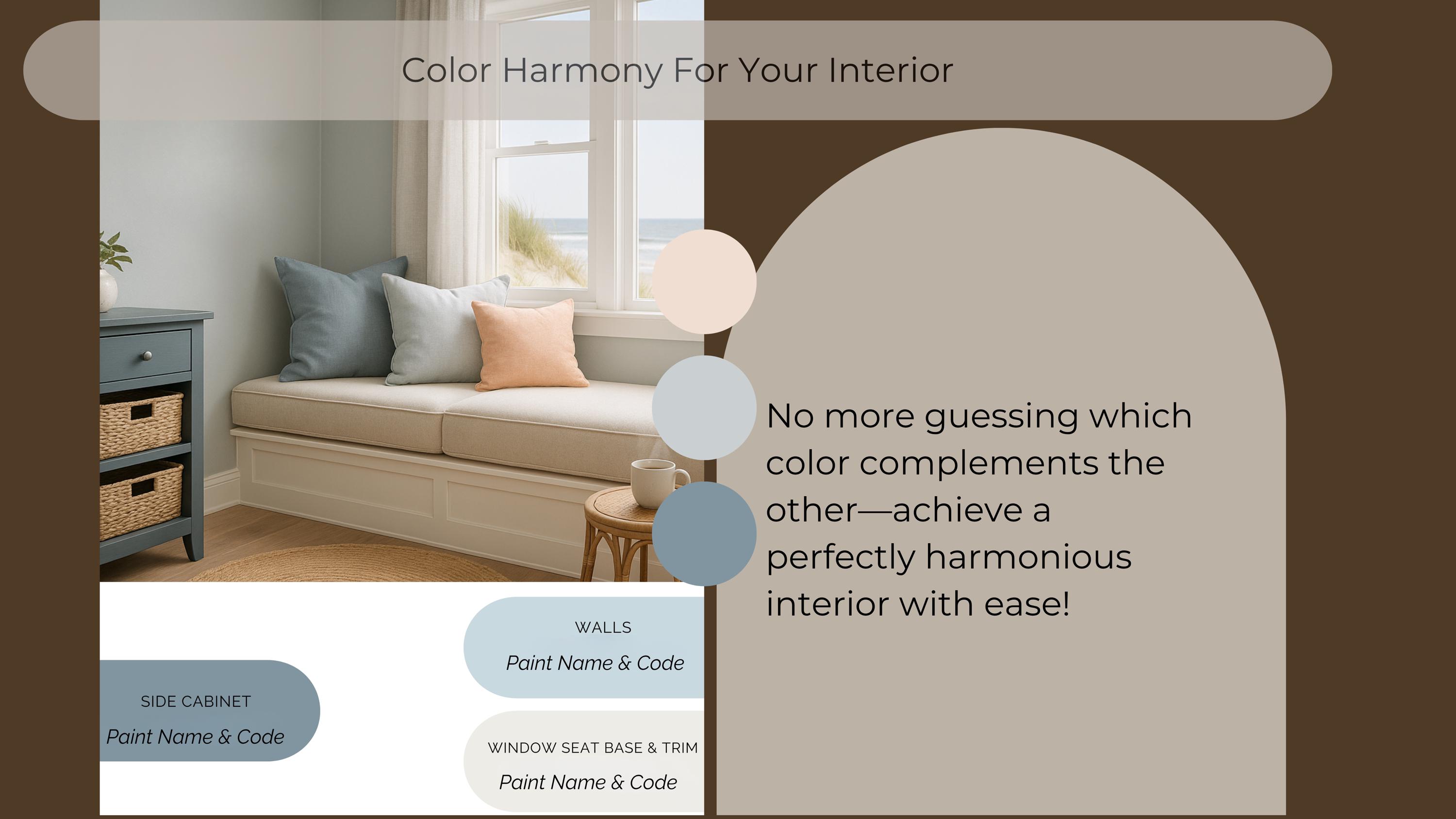 Coastal Beach House Sherwin Williams Paint Palette PDF | Whole-house ...
