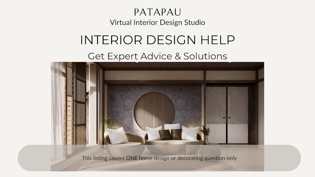 Expert Virtual Interior Design Consultation: Home Decor Advice - Etsy