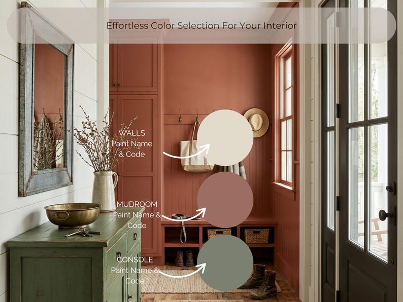 Sherwin Williams Rustic Farmhouse Whole House Palette Guide | Dried ...