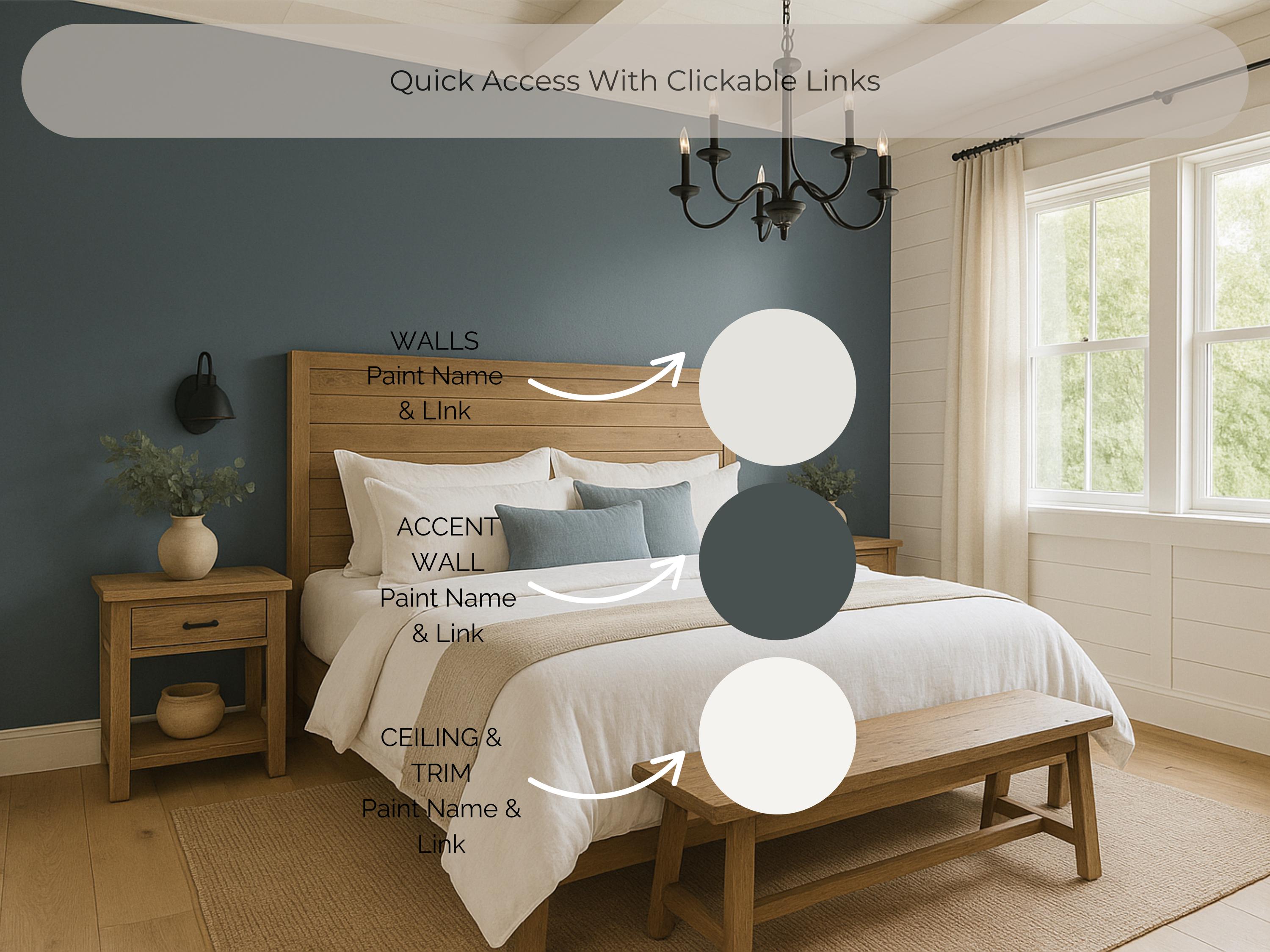 Sherwin Williams COTTON Coordinating Colors | Modern Farmhouse