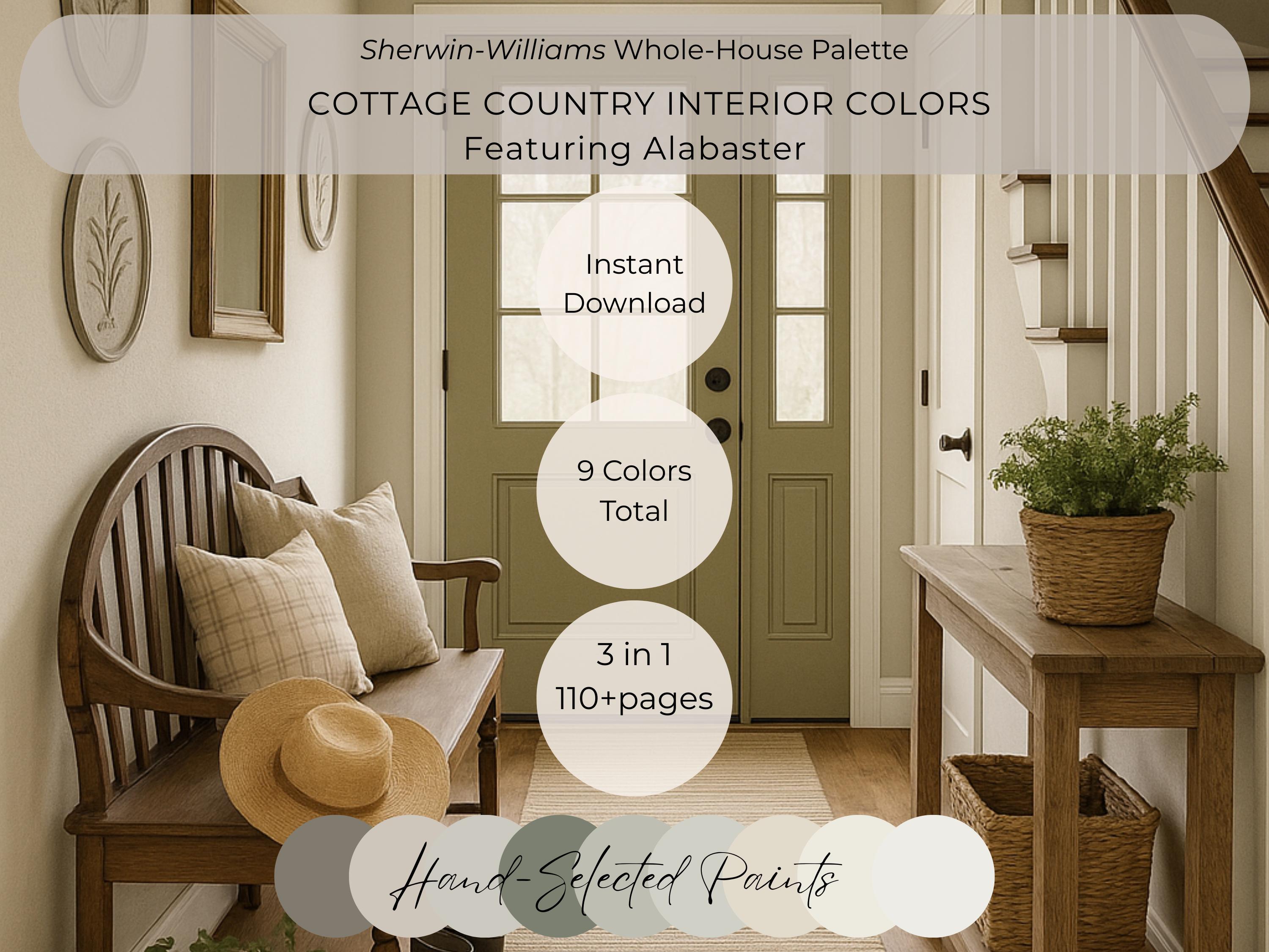 Cottagecore & Neutral Country Farmhouse Paint Palette | Sherwin ...