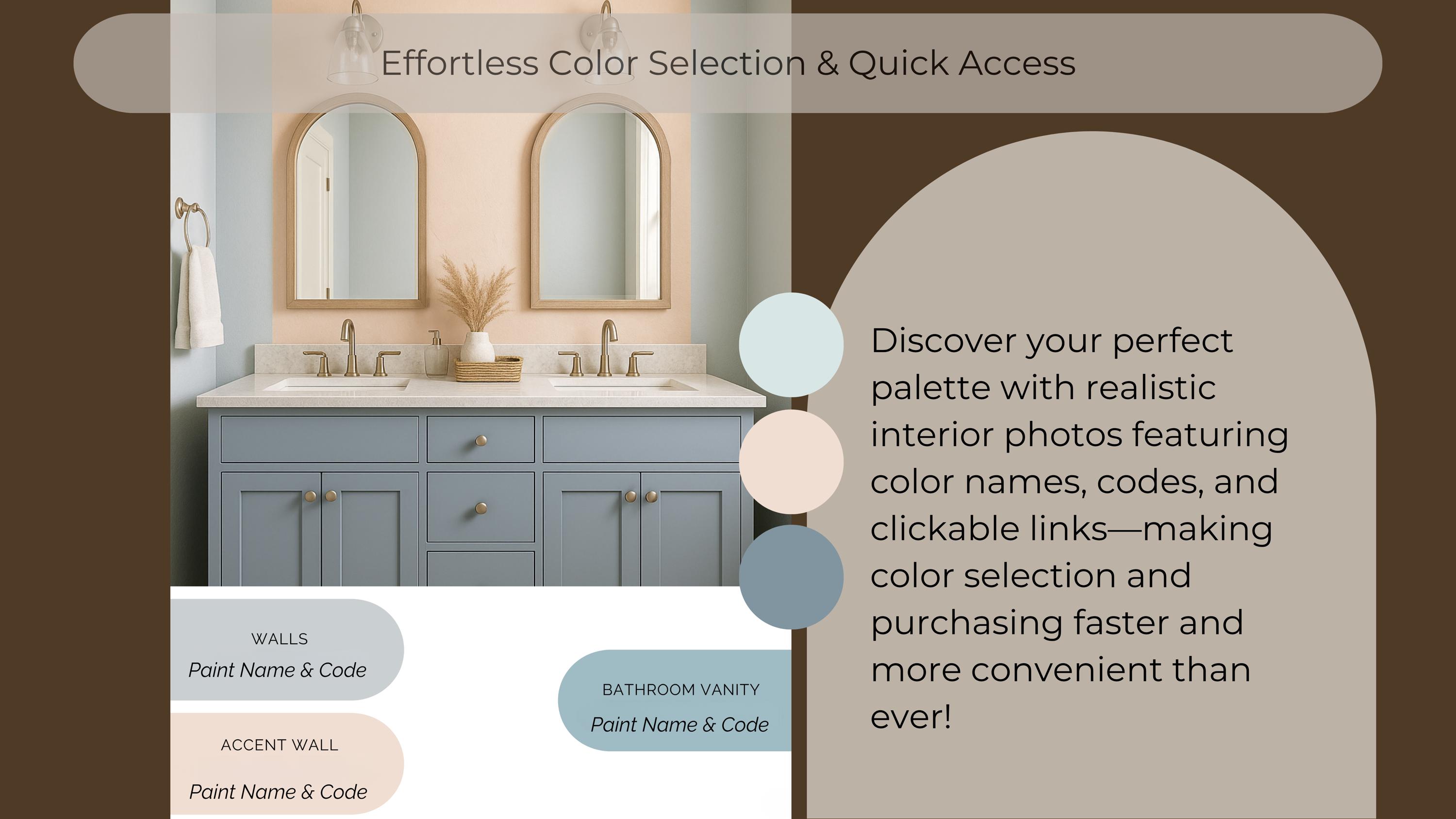 Coastal Beach House Sherwin Williams Paint Palette PDF | Whole-house ...