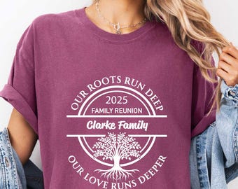 Custom Shirts, Comfort Colors,Family Reunion, Gift for Family, Personalized Family Shirt, Family Tee, Reunion Gift, Custom Family Shirt