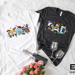Toy Story Mom Dad Matching Family Shirt, Disney Mother Day Sweatshirt, Disney Father Day T-shirt, Toy Story Character Sweater, Dad Mom Gift